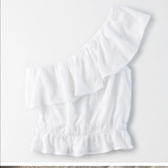 Size large American Eagle one sleeve top - Picture 5 of 5